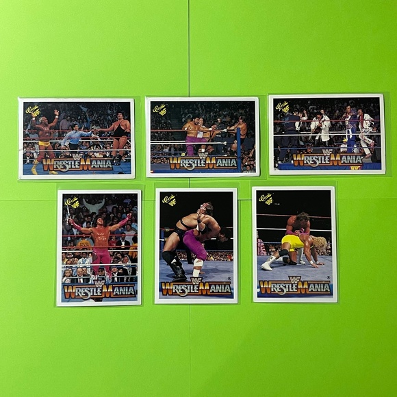 24 WWF WCW 90's Wrestling Trading Cards Classic Hulk Hogan Andre Giant Bret Hart - Picture 8 of 14